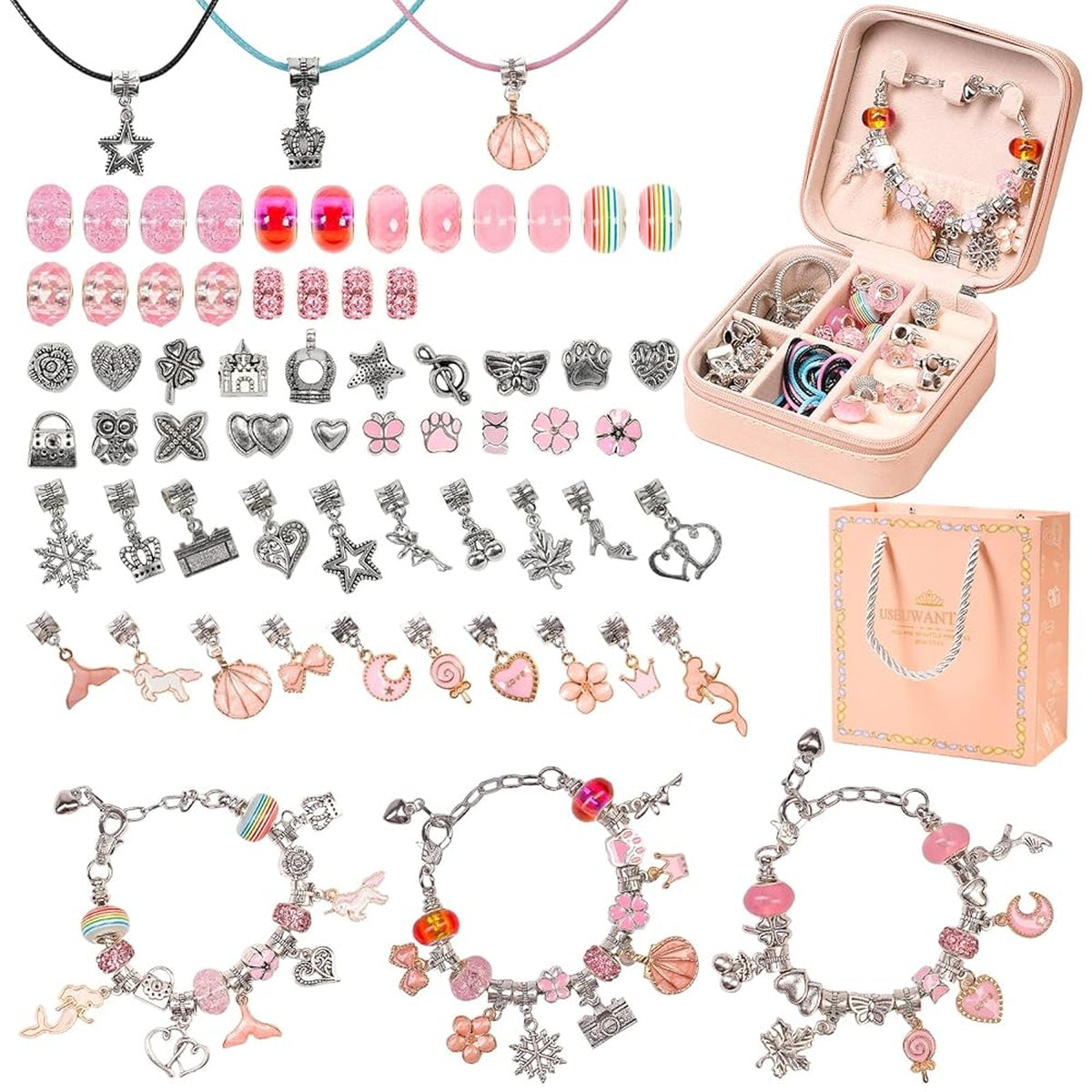 Set de Joyero y Pulseras