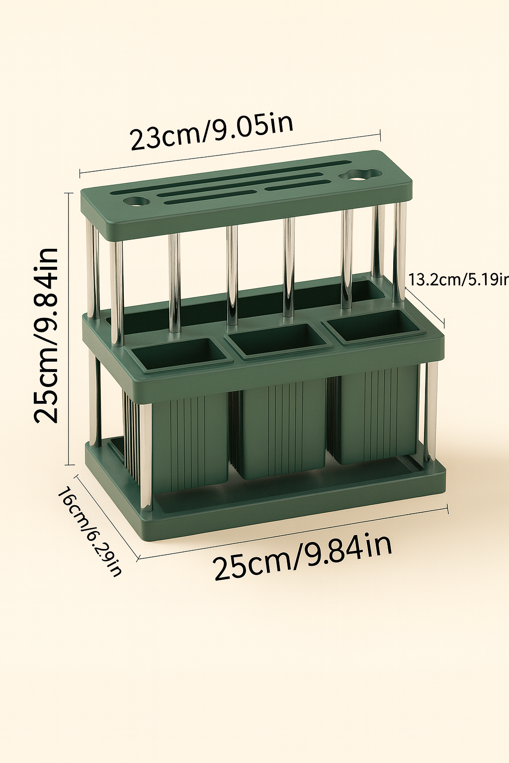 Organizador de cuchillos y tenedores