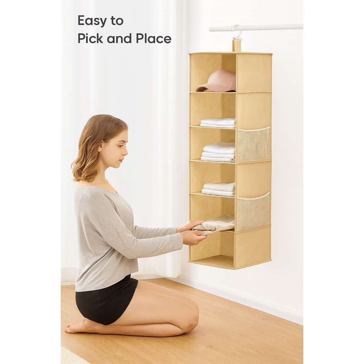 Organizador colgante C/ 6 compartimentos