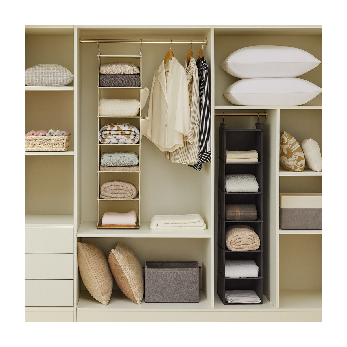 Organizador colgante C/ 6 compartimentos