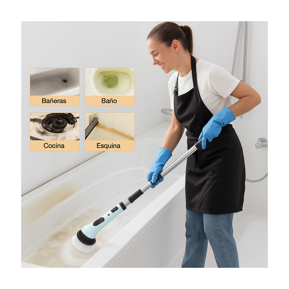 Cepillo de Limpeza Multifuncional 9 EN 1