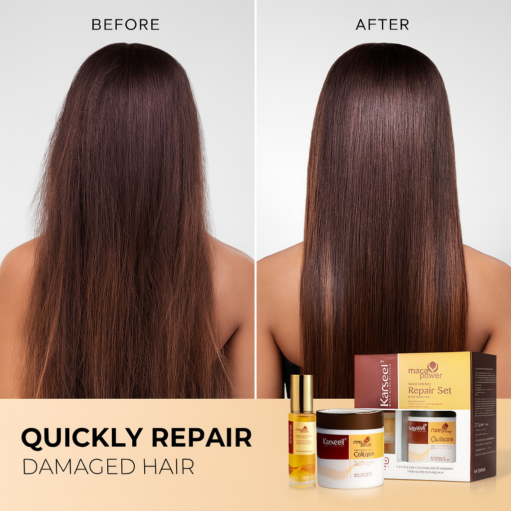 KIT MASCARA Y ACEITE CAPILAR KARSEELL