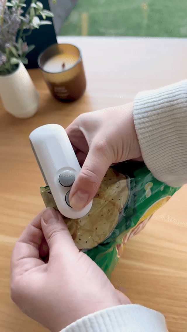 Sellador de bolsas portatil