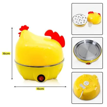 Vaporera de Huevos Eléctrica · Apagado Automático · 7 Huevos