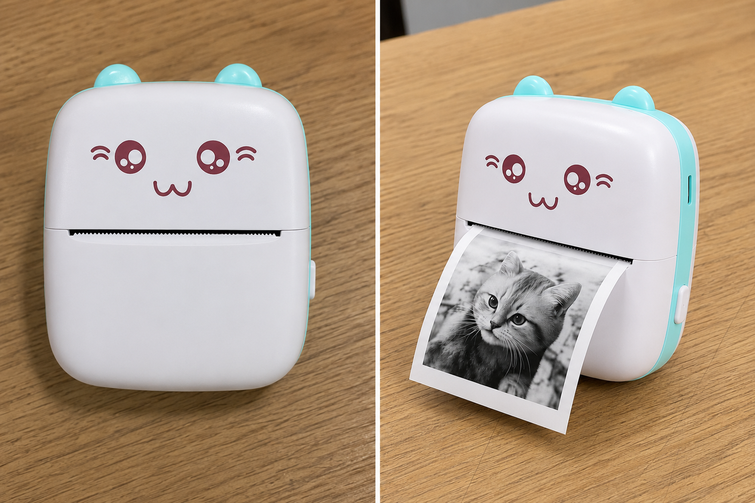 Mini Impresora Térmica · Bluetooth · Sin Tinta · Kawaii