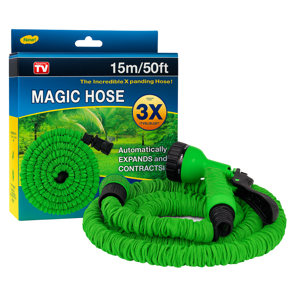 Manguera expansible 15m VERDE
