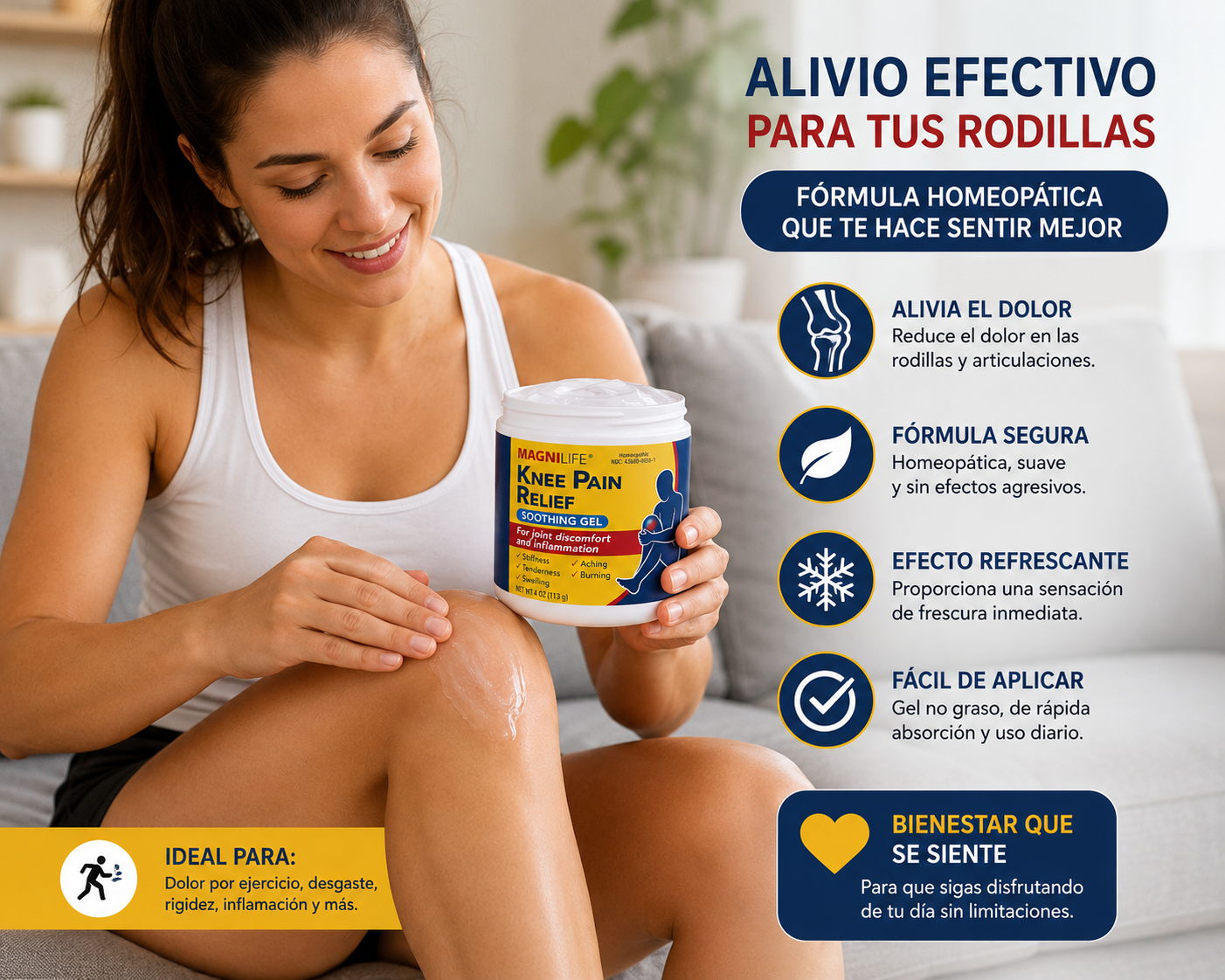 Gel para Dolor de Rodillas KNEE PAIN RELIEF