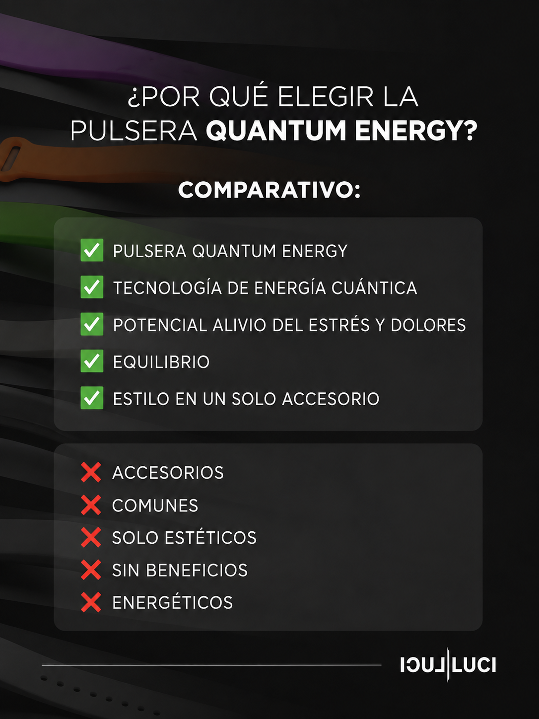 Pulsera Quantum Energy · Hipoalergénica