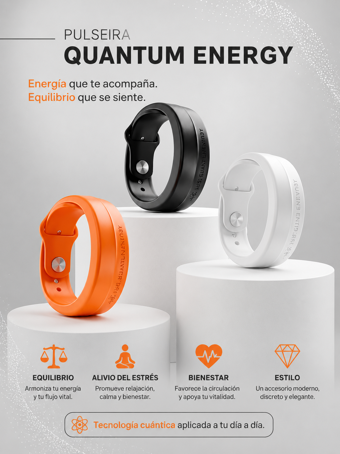 Pulsera Quantum Energy · Hipoalergénica