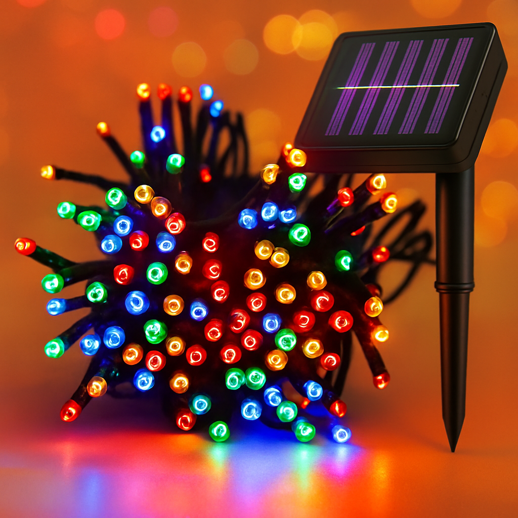 Luz Navideño Panel Solar