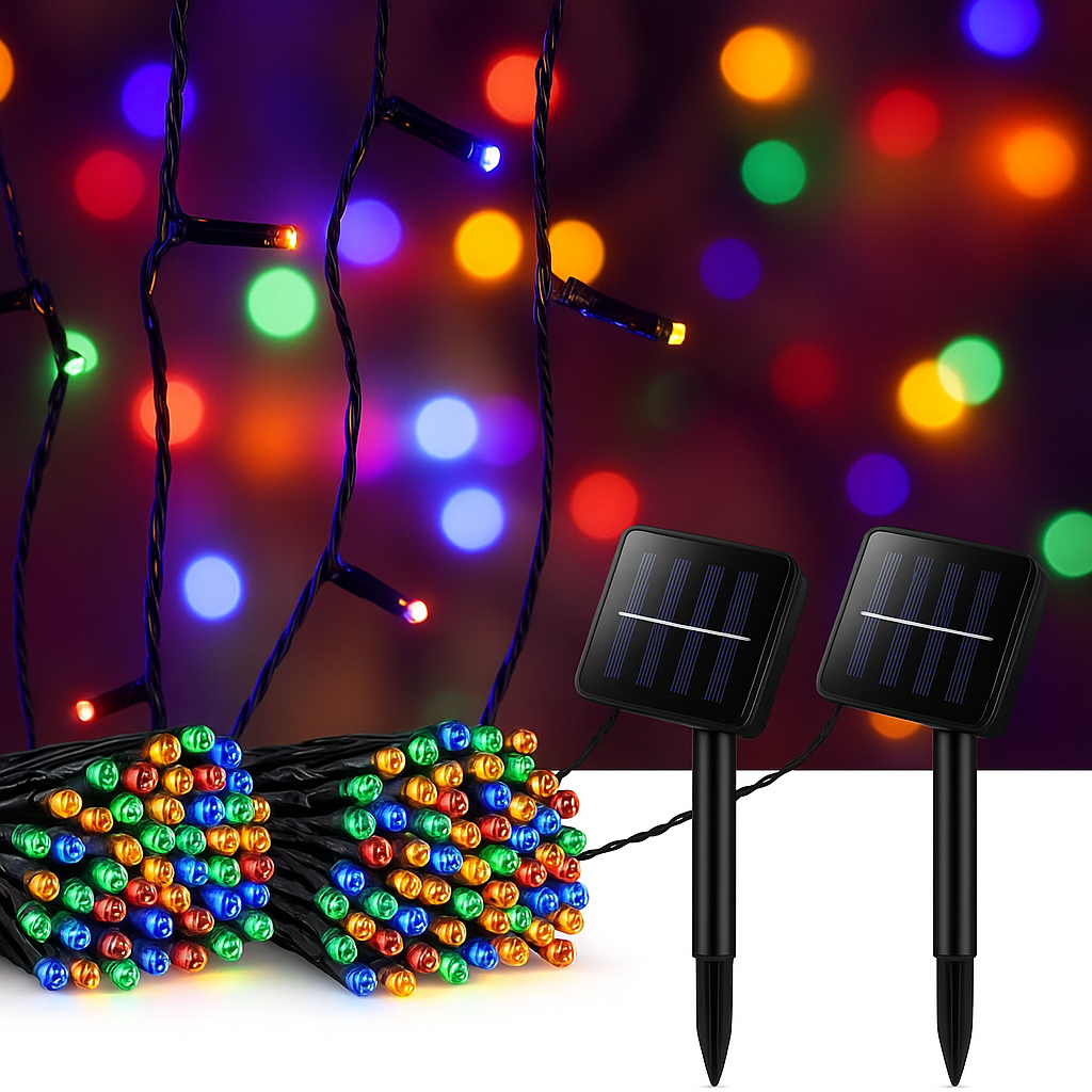 Luz Navideño Panel Solar