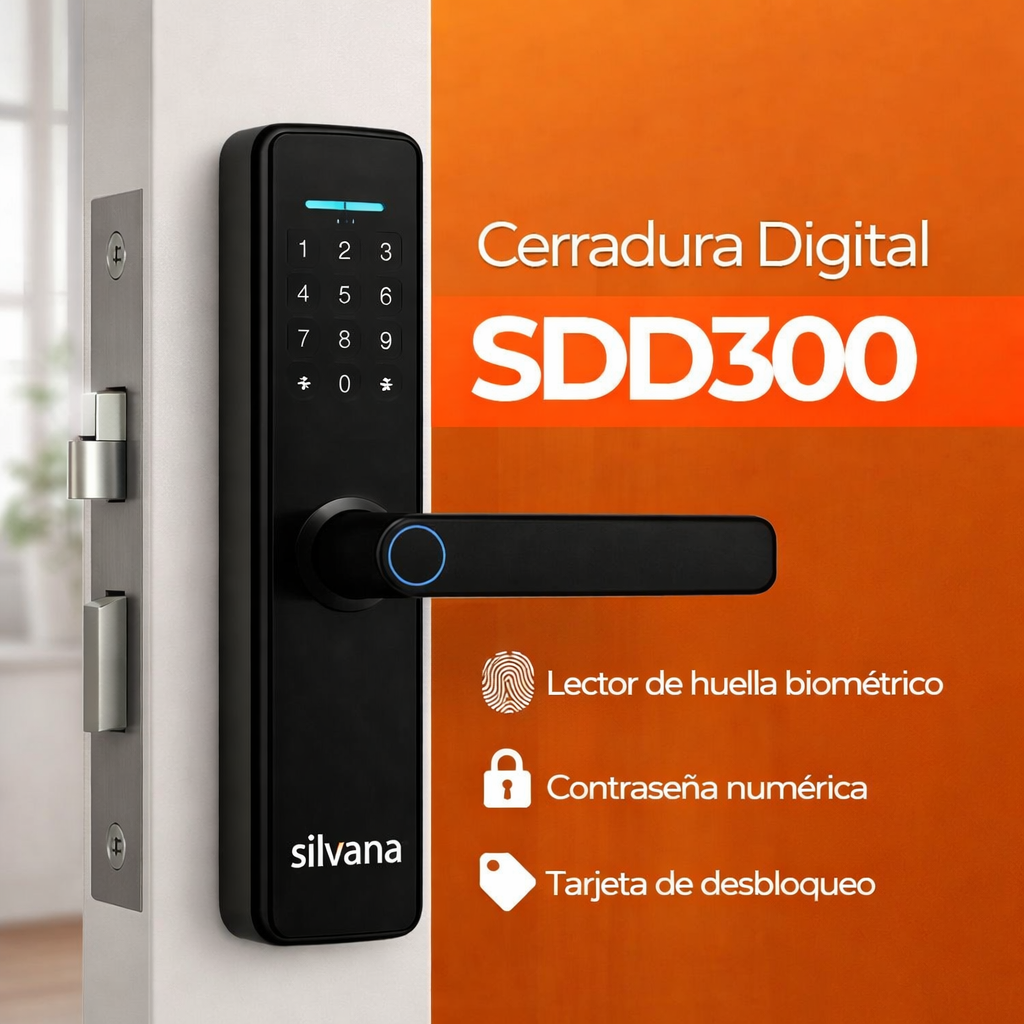 CERRADURA DIGITAL SDD300 GARANTIA DE 1 AÑO