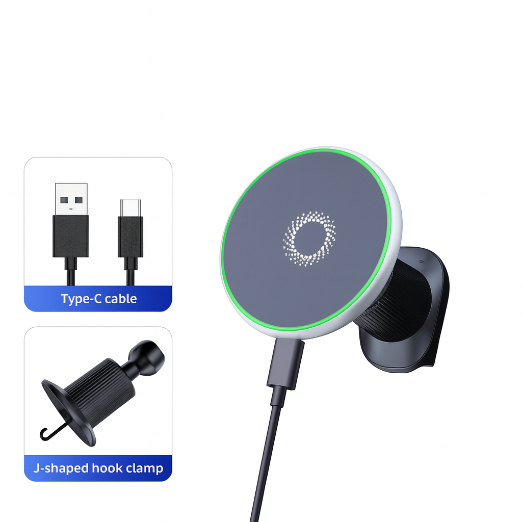 Soporte de celular con cargador p/ auto