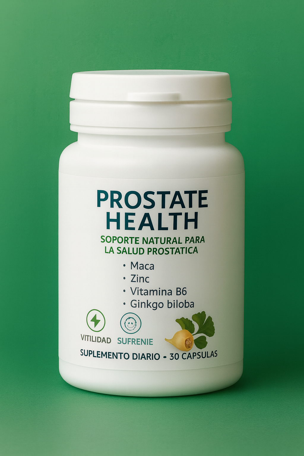 Prostate Health con Maca – Cápsulas Natu