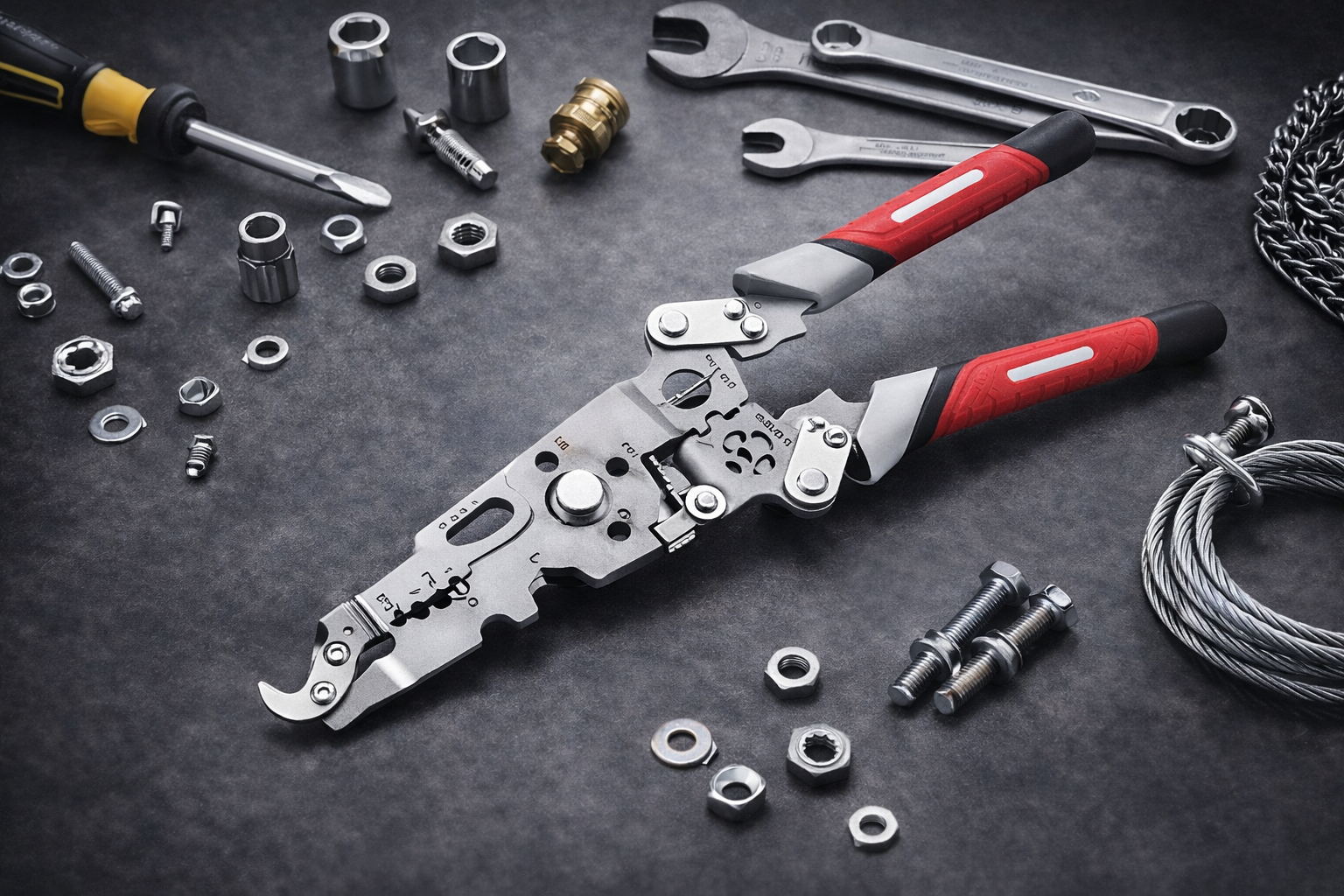 Pinza Plegable Multifuncional