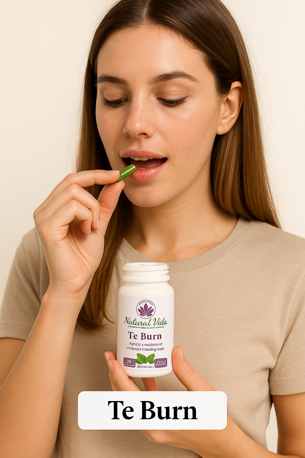 Te verde en cápsulas