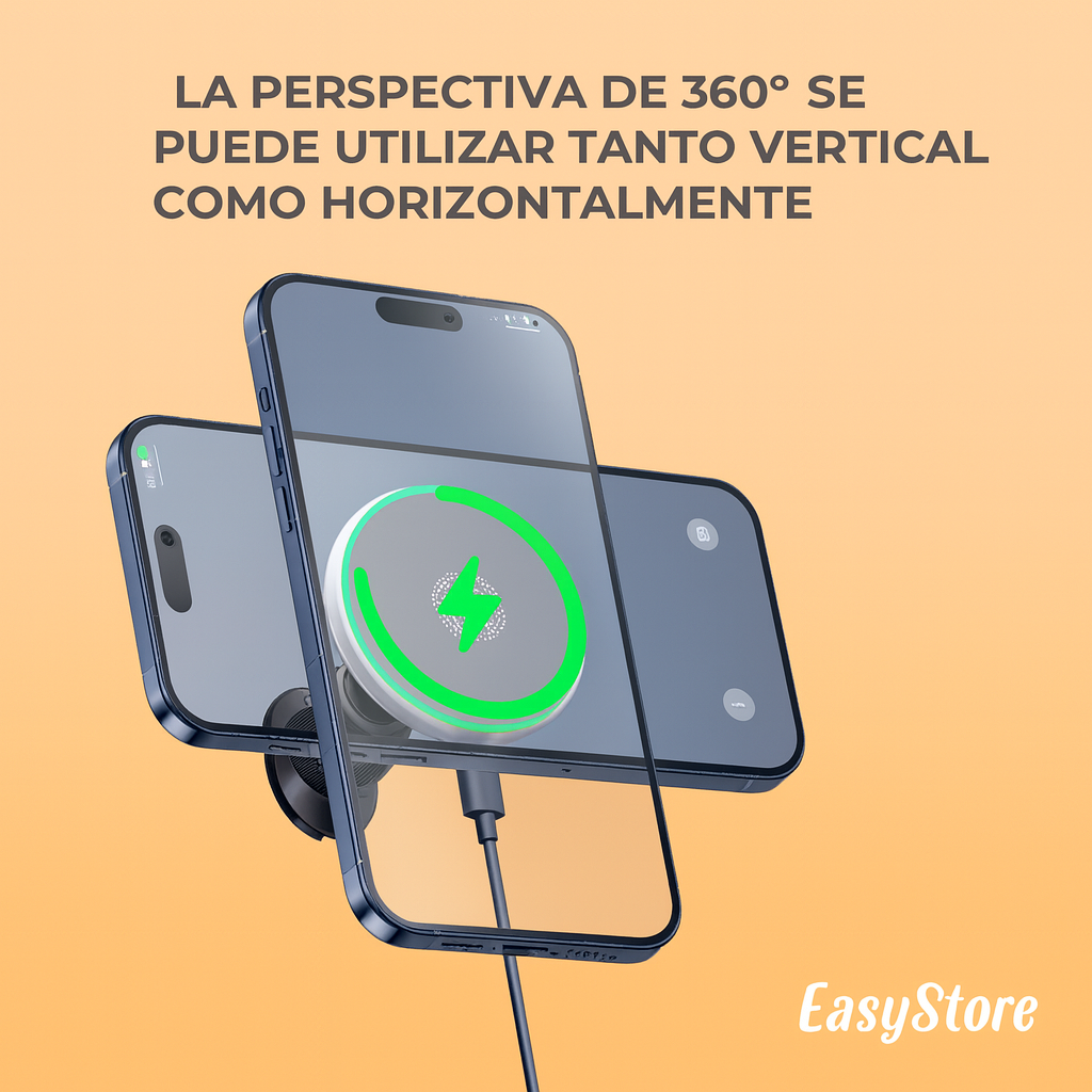 Soporte de celular con cargador p/ auto