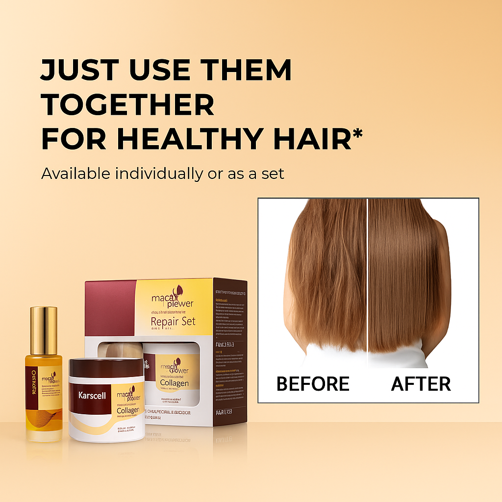 KIT MASCARA Y ACEITE CAPILAR KARSEELL