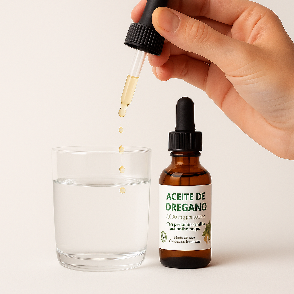 Aceite de Orégano en Gotas 100% Natural