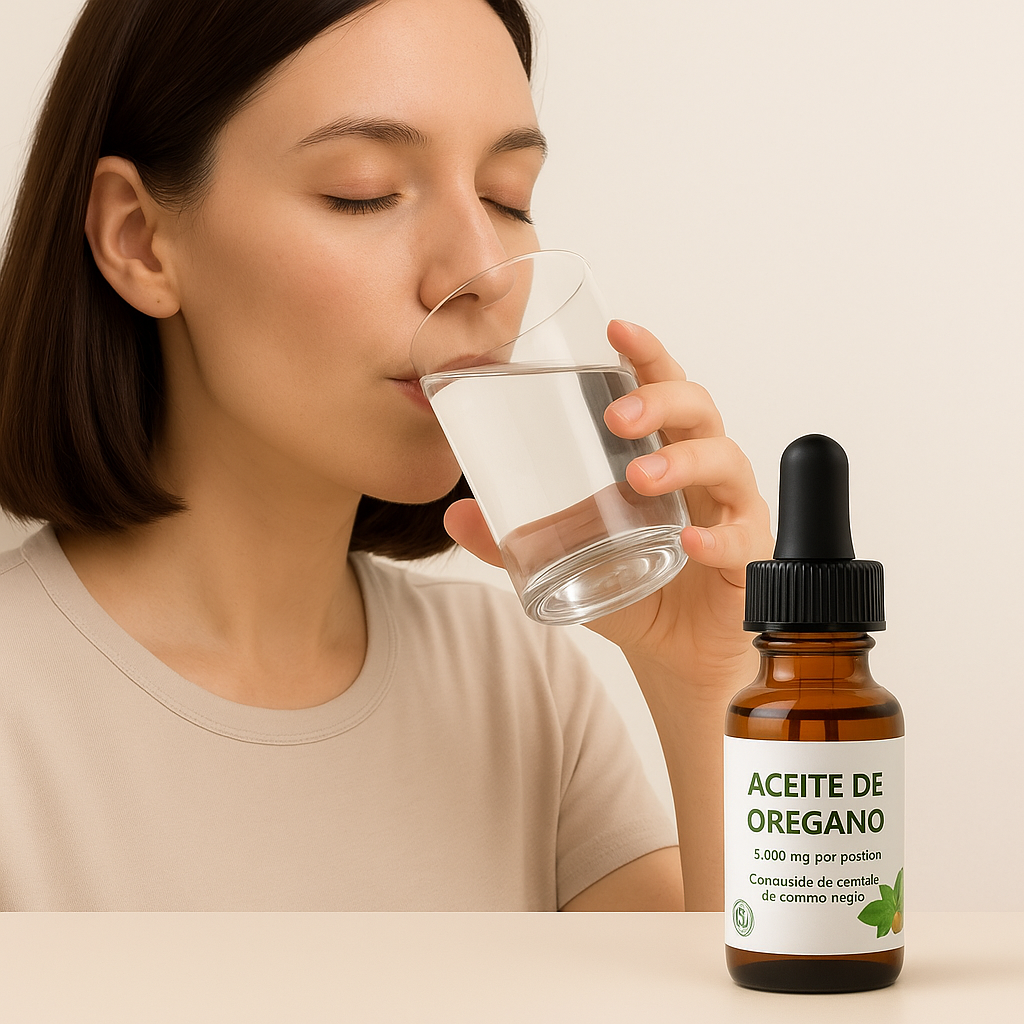 Aceite de Orégano en Gotas 100% Natural