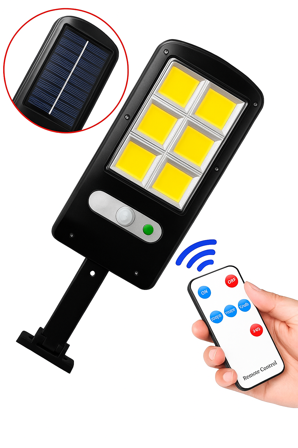 Alumbrado LED con panel solar