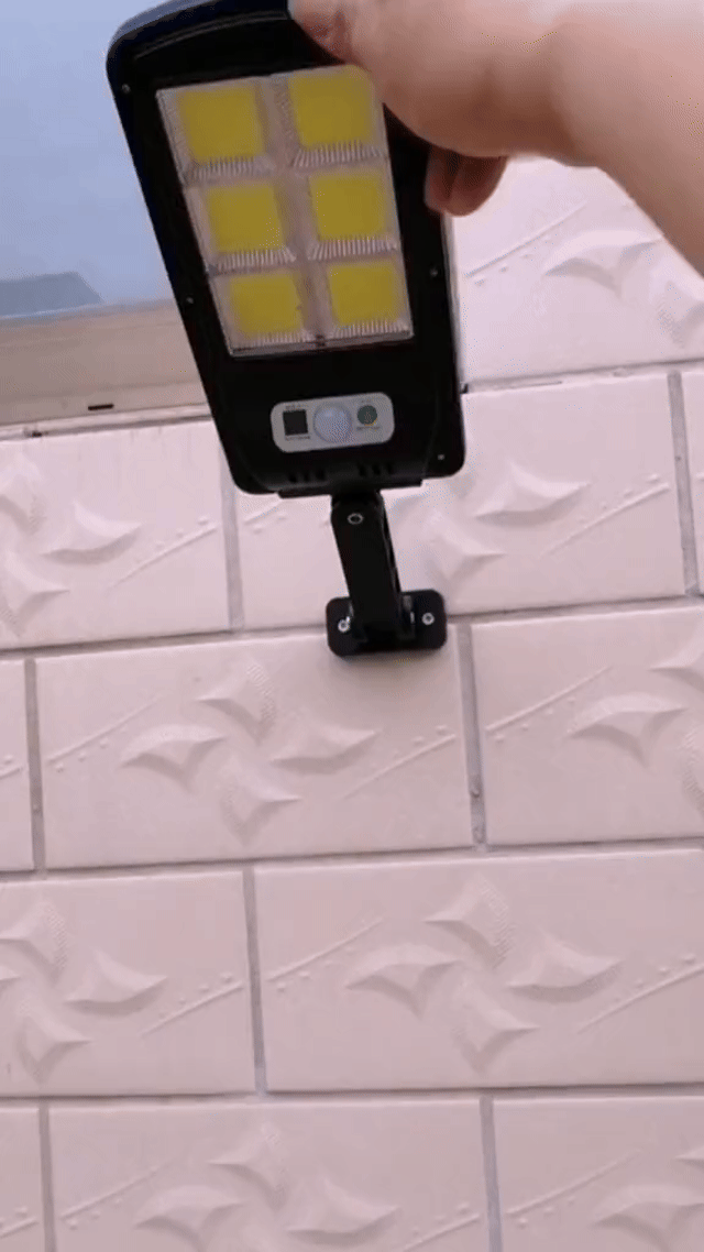 Alumbrado LED con panel solar