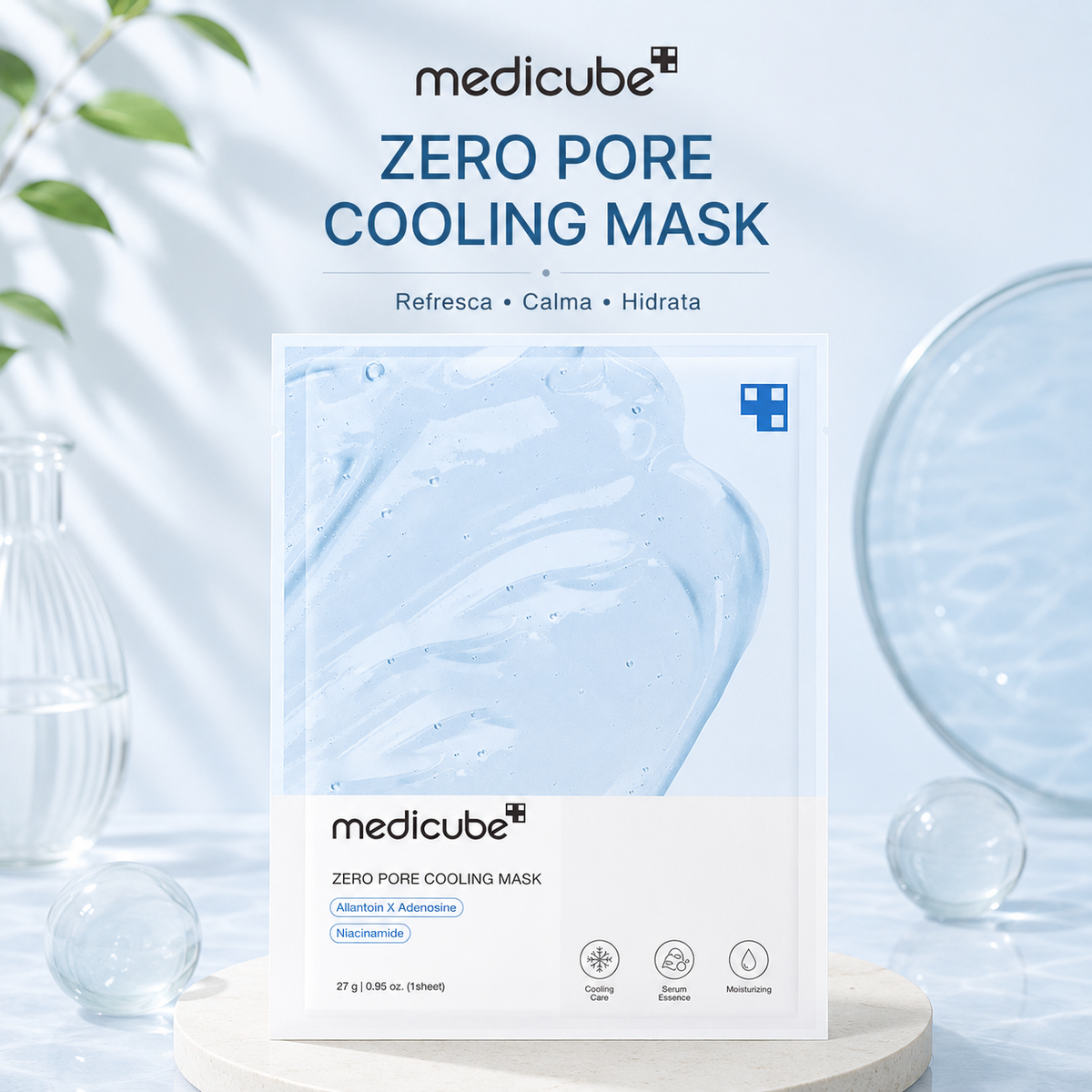 Kit 3 Medicube Zero Pore Cooling Mask